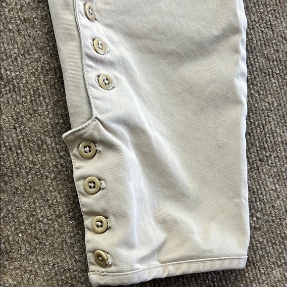 Lauren Ralph Lauren Women’s Horse Riding Pants Khaki Size 8 Button leg - Picture 6 of 12